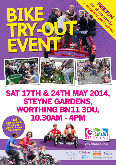 Get Cycling Roadshow poster