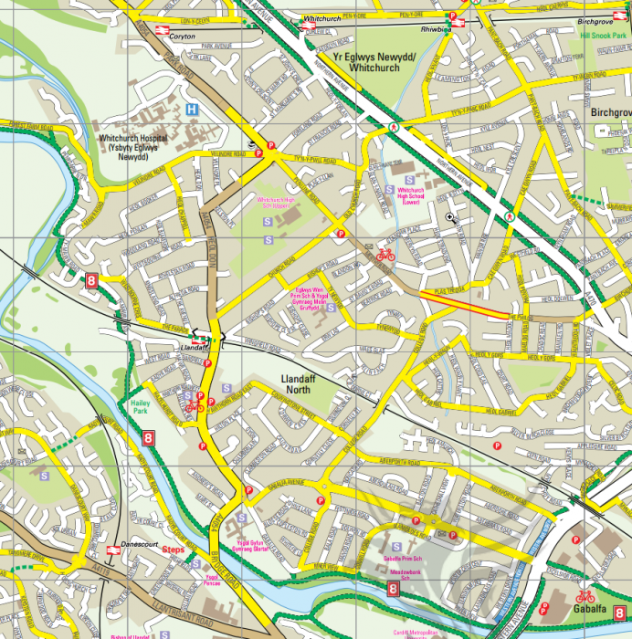 Cardiff Cycle Map