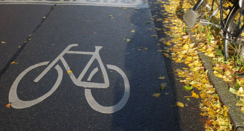 Cycle route marking